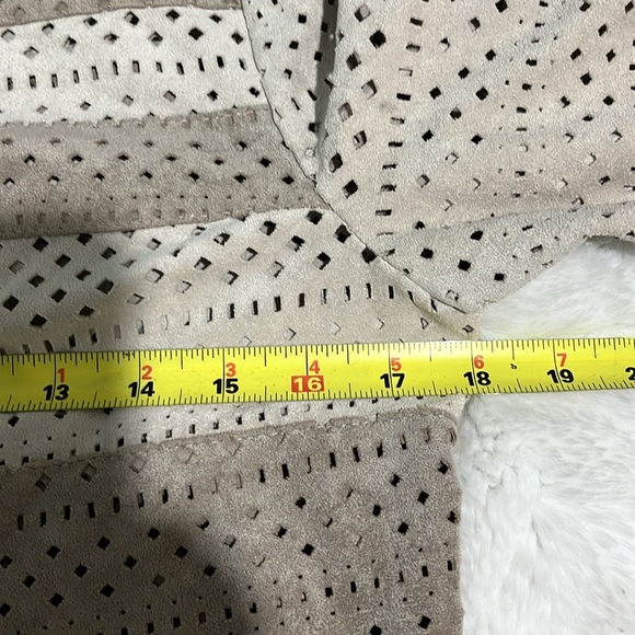 BCBGmaxazaria faux suede color block jacket - Picture 7 of 8